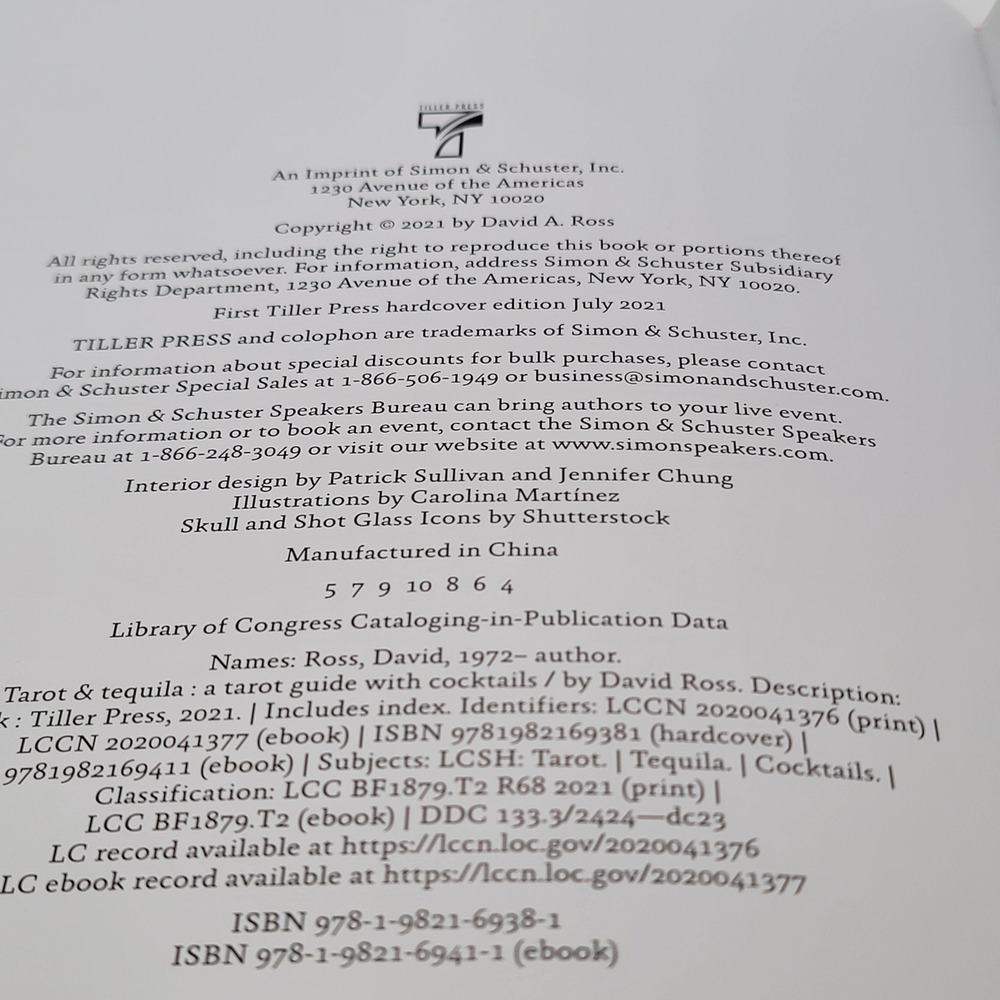 David Ross Tarot & Tequila Steven Bright In Focus Tarot Hardcover 1st Ed Good - Picture 12 of 15